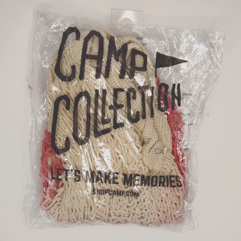 Camp Collection Ombre Dip Dyed Woven Market Tote